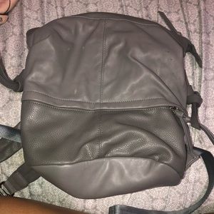 Grey back pack